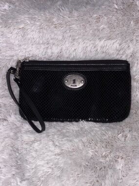 Fossil Vintage Snake Embossed Wristlet